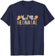 Women Neonatal Nurse Practitioner Safari Animals Neonatal NP T-Shirt - T-Shirt | Navy
