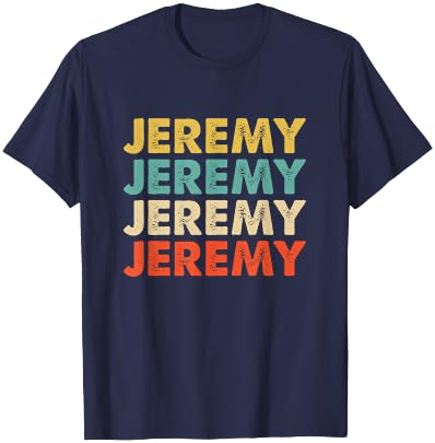 Jeremy Name T-Shirt - T-Shirt | Navy