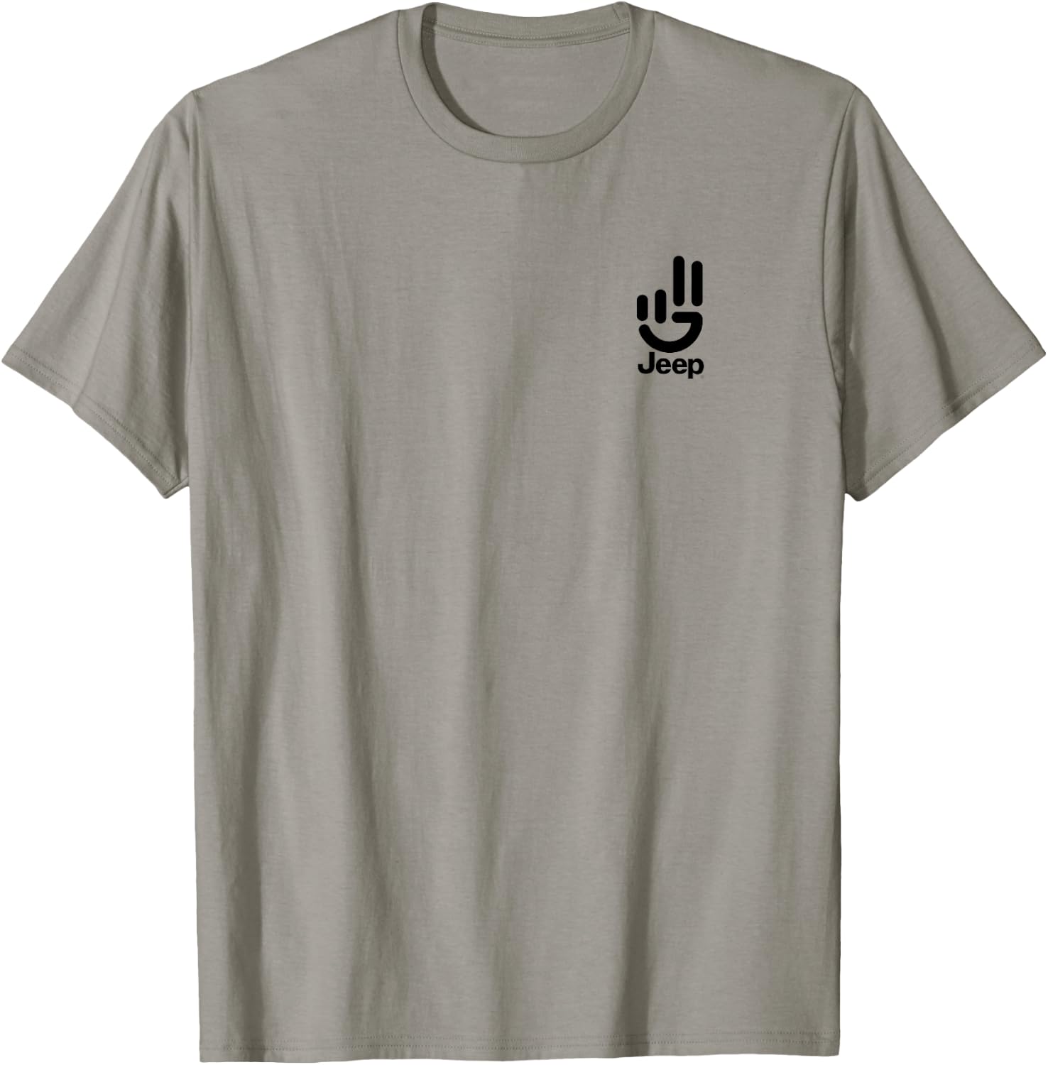 Jeep Wave Peace Sign - Officially Licensed T-Shirt - T-Shirt | Sand