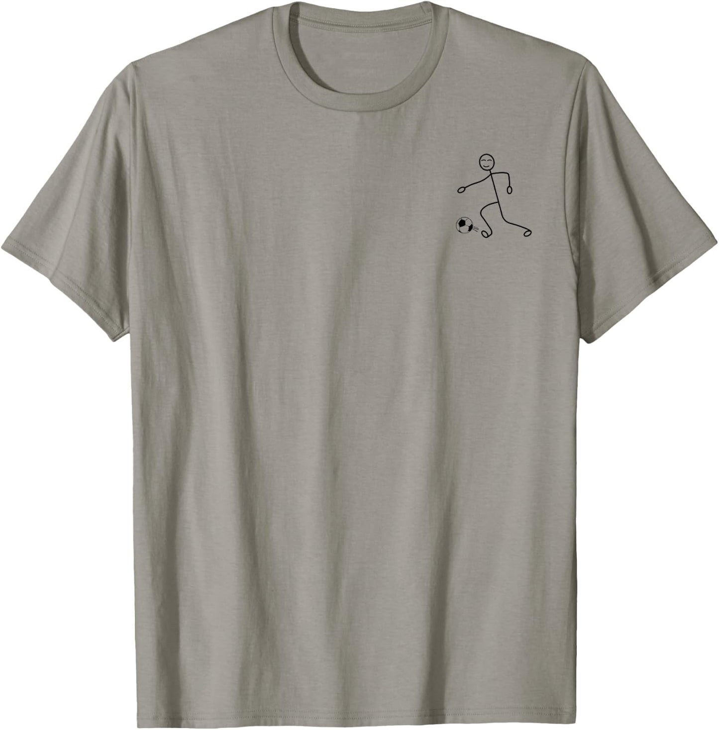 Stick Figure Soccer Player Stick Figure Soccer Player T-Shirt - T-Shirt | Sand