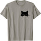 Pocket Black Cat Lover Cat Mom Cat Dad T-Shirt - T-Shirt | Sand