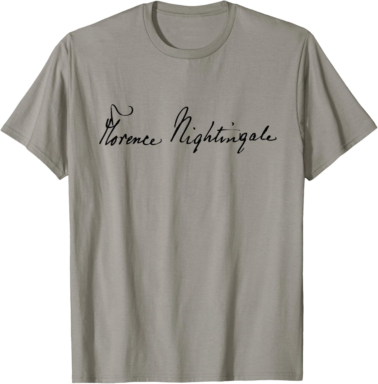 Florence Nightingale Authentic Signature T-Shirt - T-Shirt | Sand