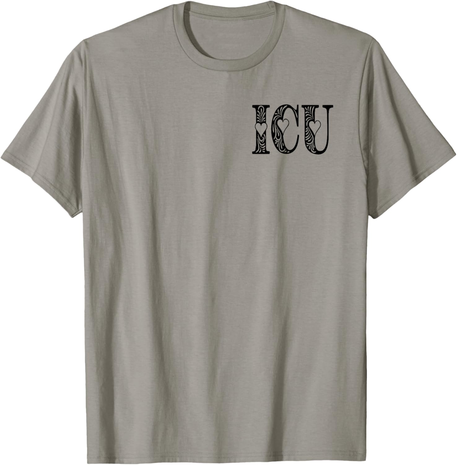 ICU Nurse Intensive Care Unit Nurse Nursing Critical Care T-Shirt - T-Shirt | Sand