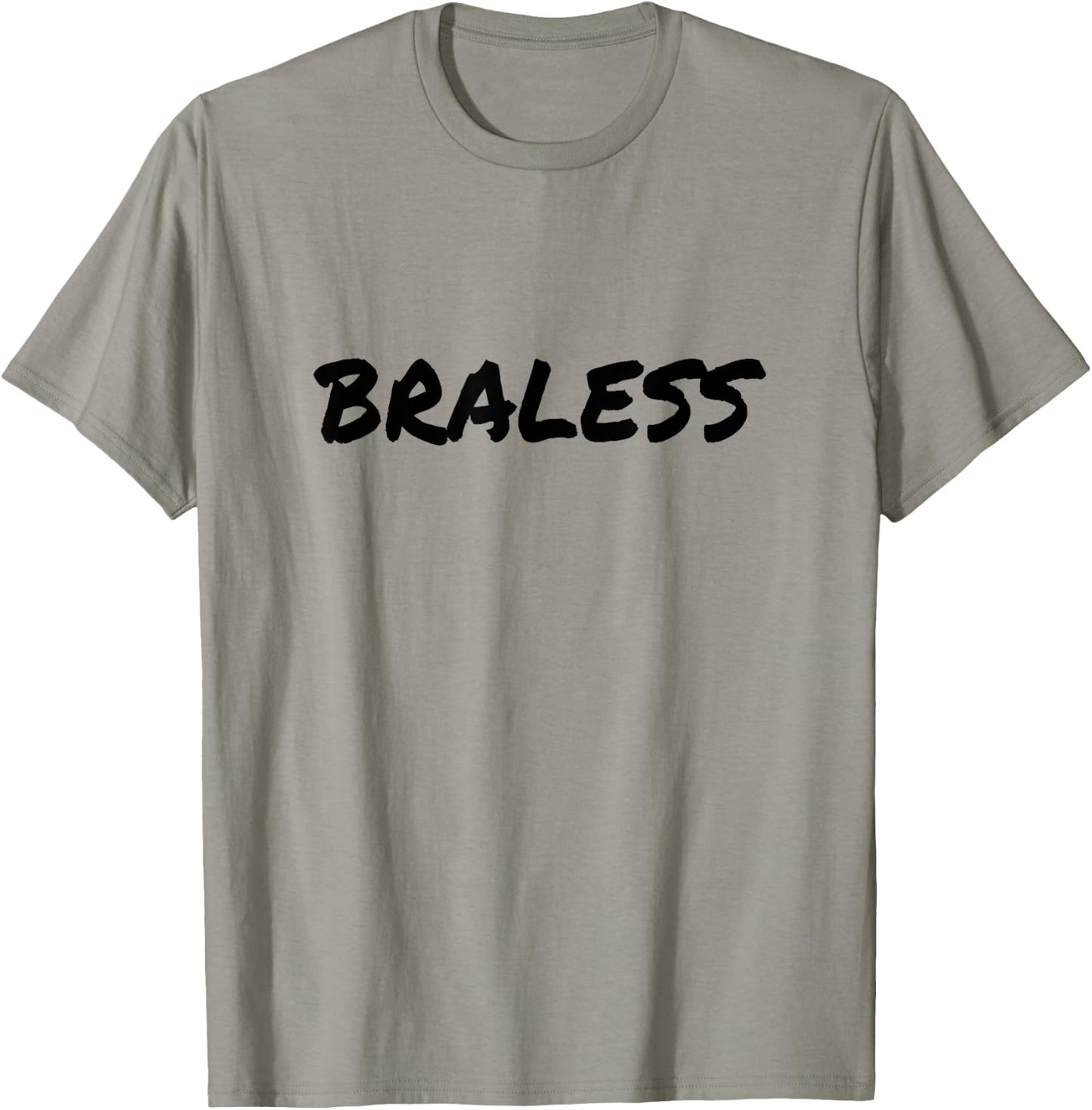 Braless Feminist Empowerment Free The Nip Go Braless Women T-Shirt - T-Shirt | Sand