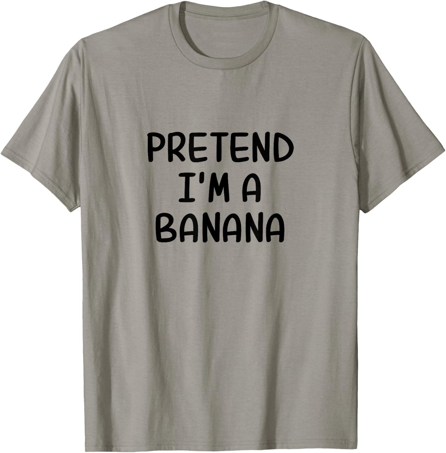 Funny Halloween Party Xmas Lazy Pretend I'm a Banana T-Shirt - T-Shirt | Sand