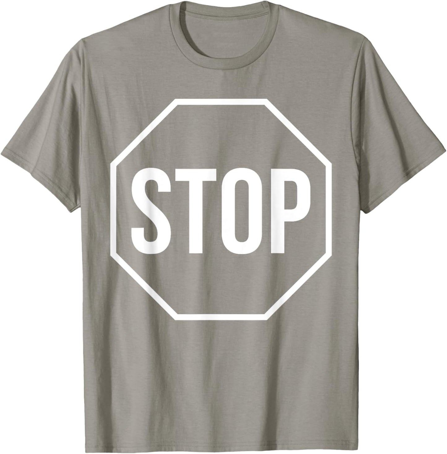 Stop Sign Stop Sign Costume Shirt T-Shirt - T-Shirt | Sand