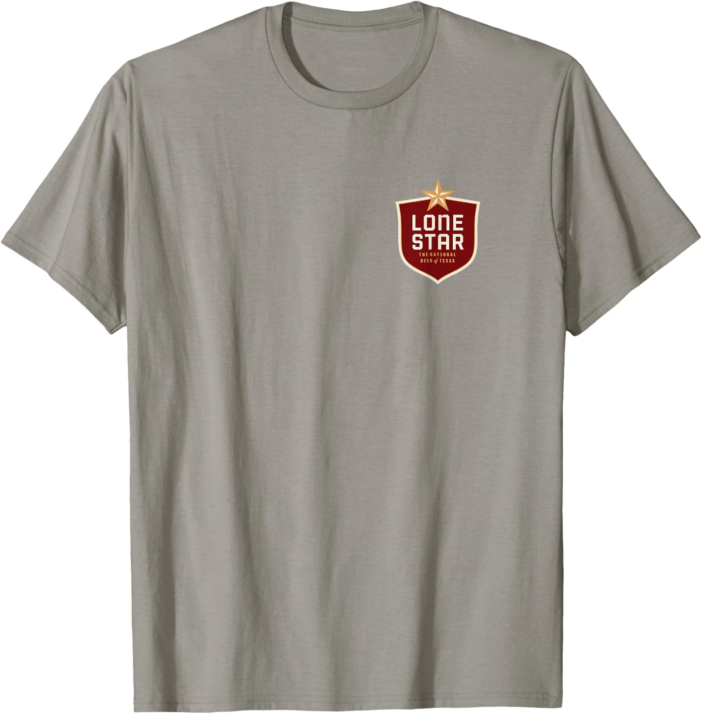 Texas Lone Star Beer Patch T-Shirt - T-Shirt | Sand