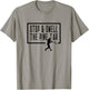 Stop and Smell The Pine Tar Baseball Player Funny Saying T-Shirt - T-Shirt | Sand
