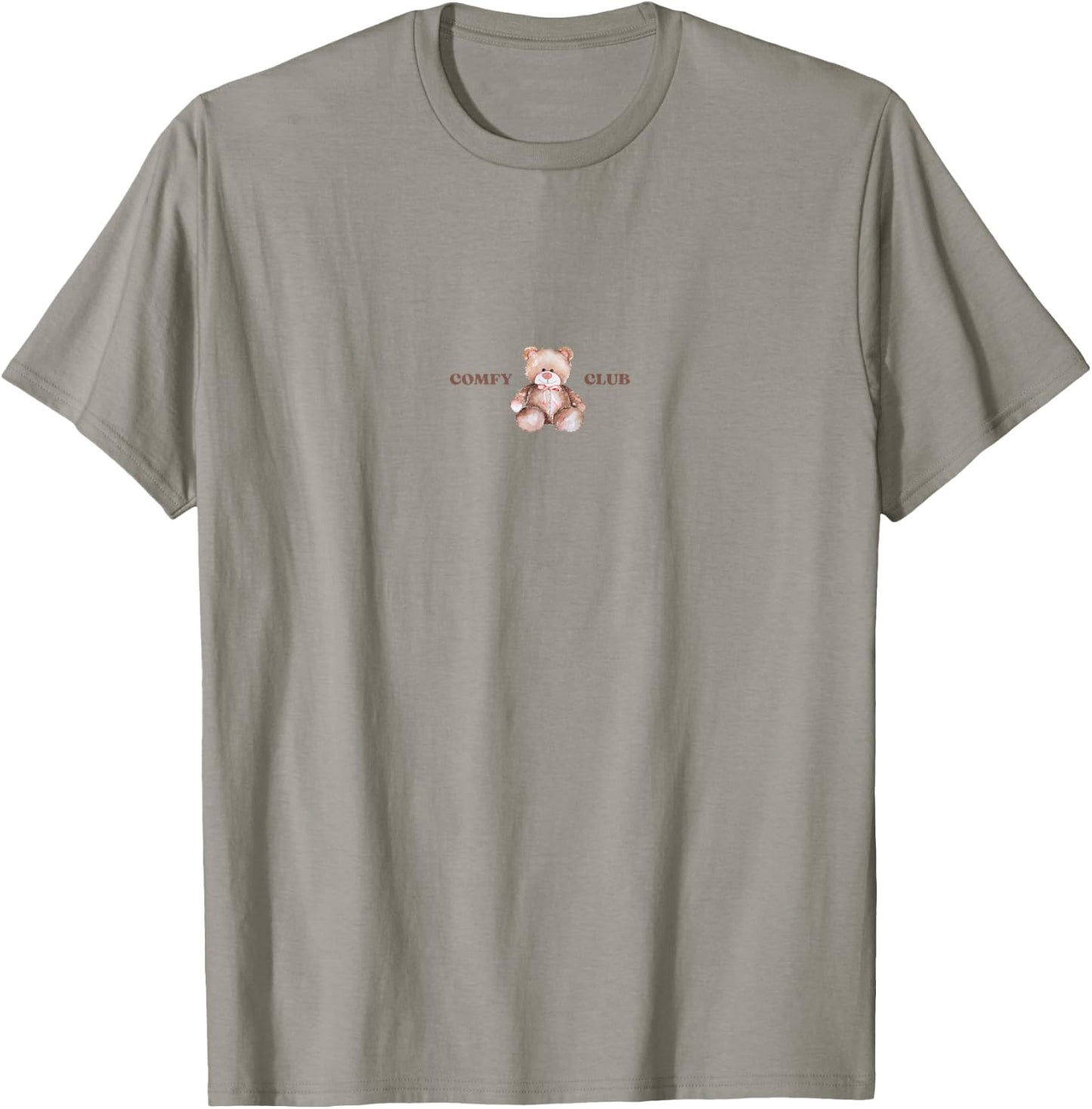 COMFY CLUB teddy bear graphic T-Shirt - T-Shirt | Sand