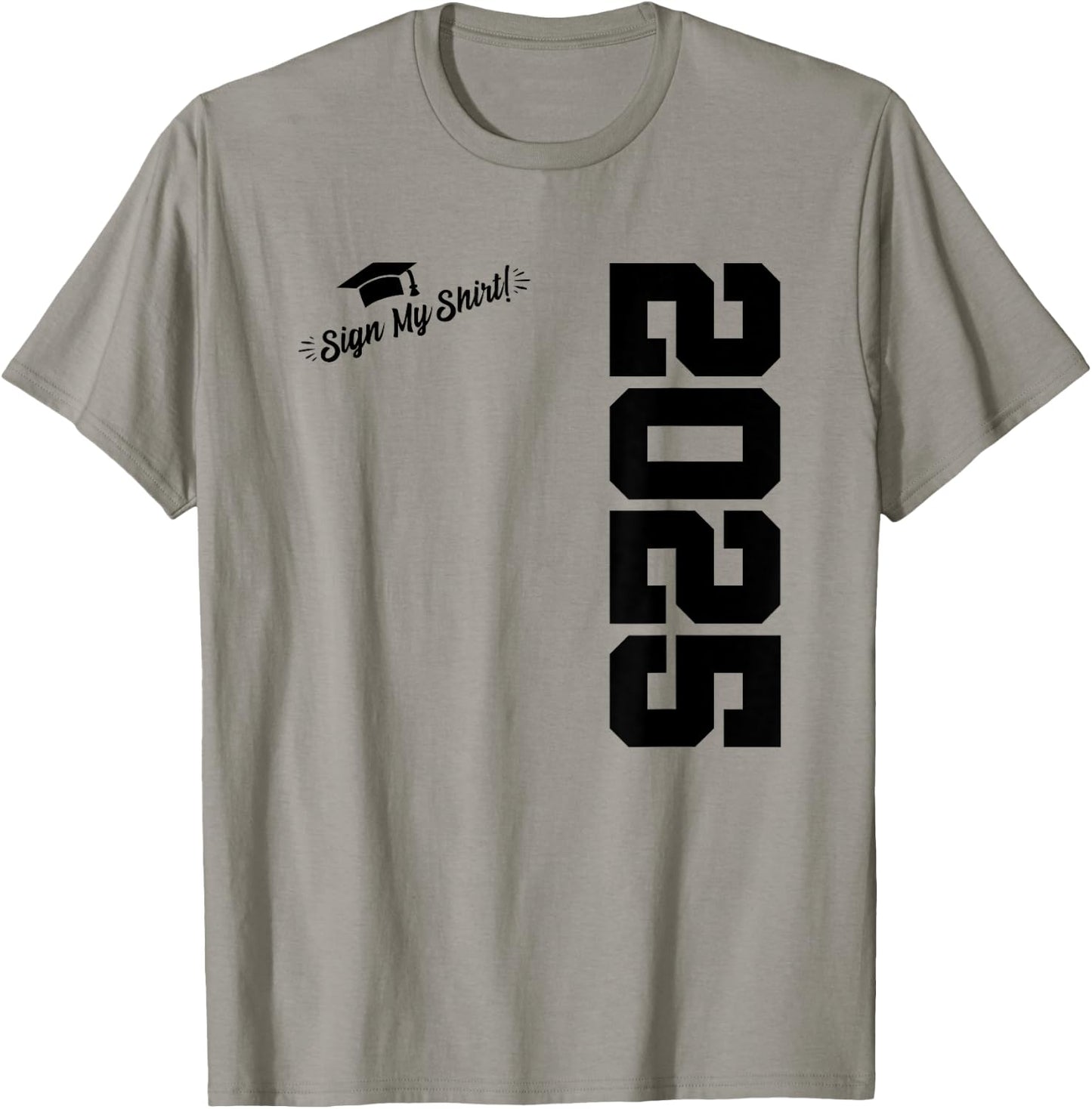 2025 Senior Graduation - Autograph Shirt - Class of 2025 T-Shirt - T-Shirt | Sand