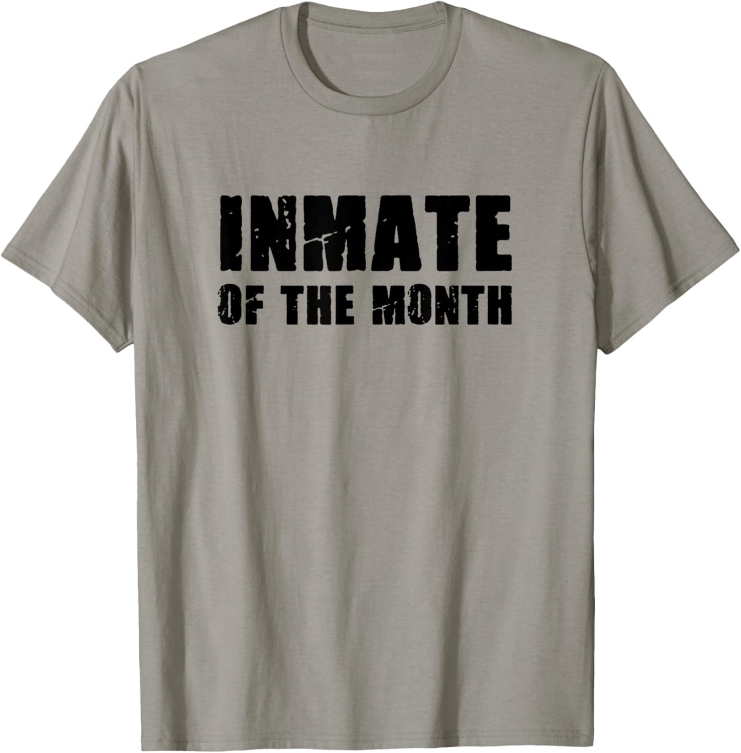Prisoner Costume Prison Inmate of the Month County Jail T-Shirt - T-Shirt | Sand