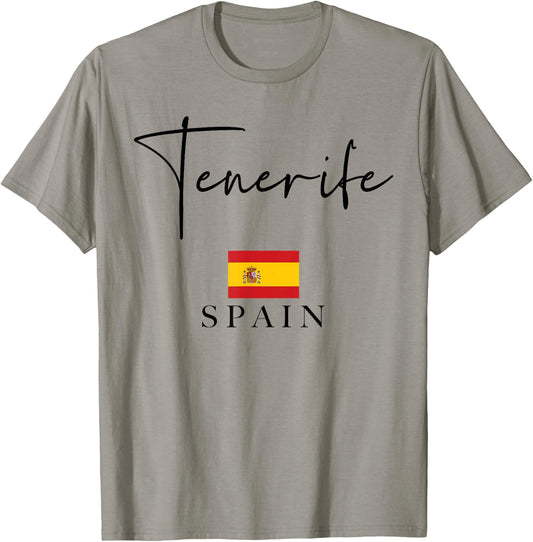 Canary Islands Flag Vacation - Island Tenerife T-Shirt - T-Shirt | Sand