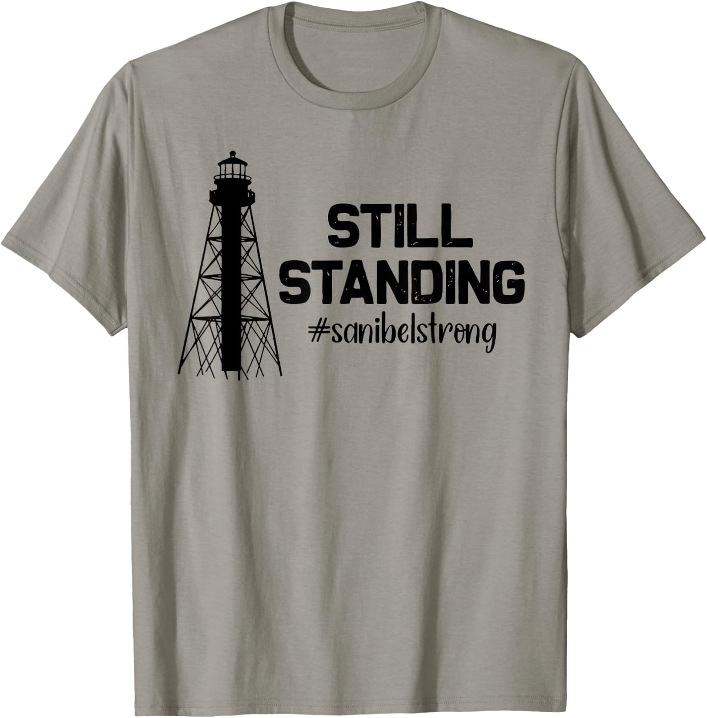 Still Standing Sanibel Strong Florida Hurricane Relief T-Shirt - T-Shirt | Sand
