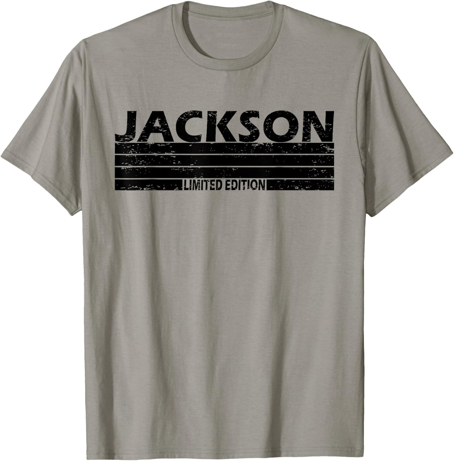 Jackson Surname Limited Edition Retro Vintage Style Sunset T-Shirt - T-Shirt | Sand