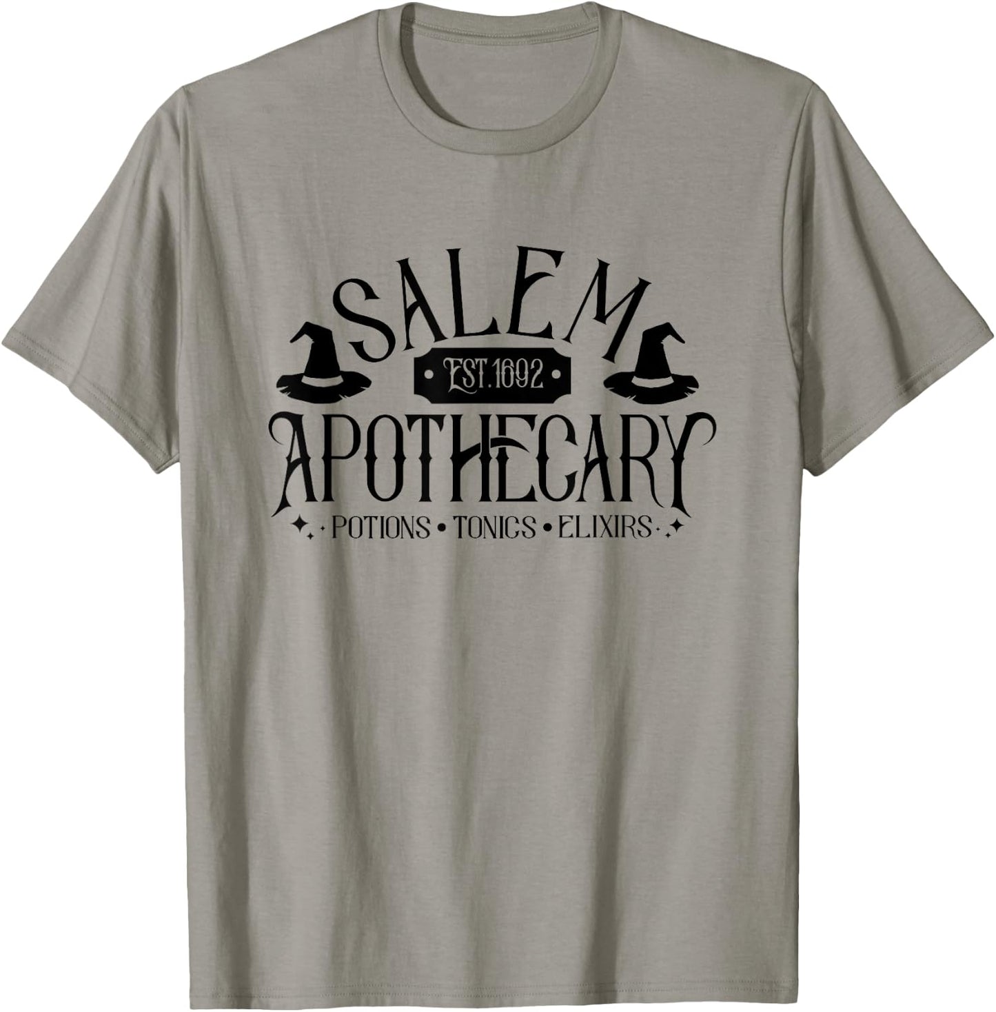 Salem Apothecary 1692 Witch Halloween Costume Funny Witchy T-Shirt - T-Shirt | Sand