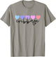 Cribbage Lover Heart Women or Girls T-Shirt - T-Shirt | Sand