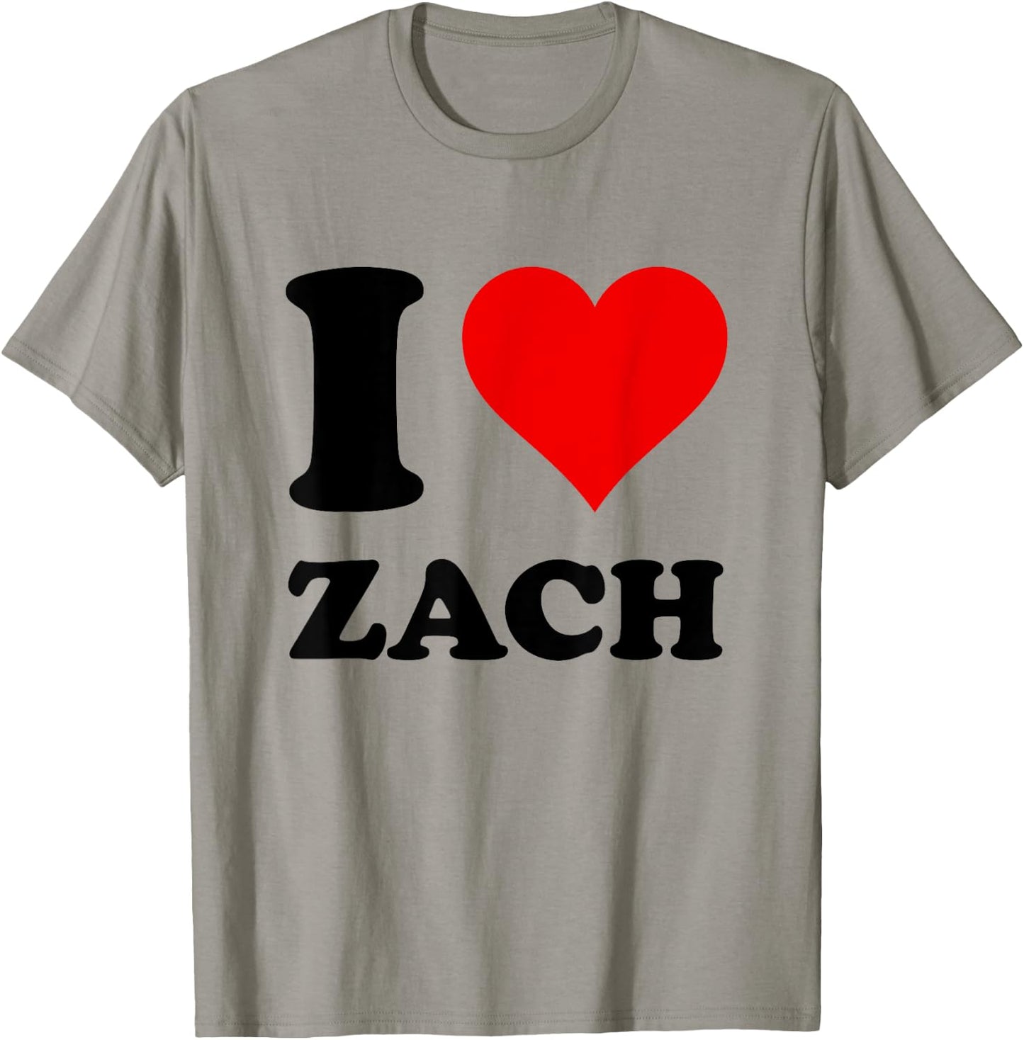 I Love Zach T-Shirt - T-Shirt | Sand