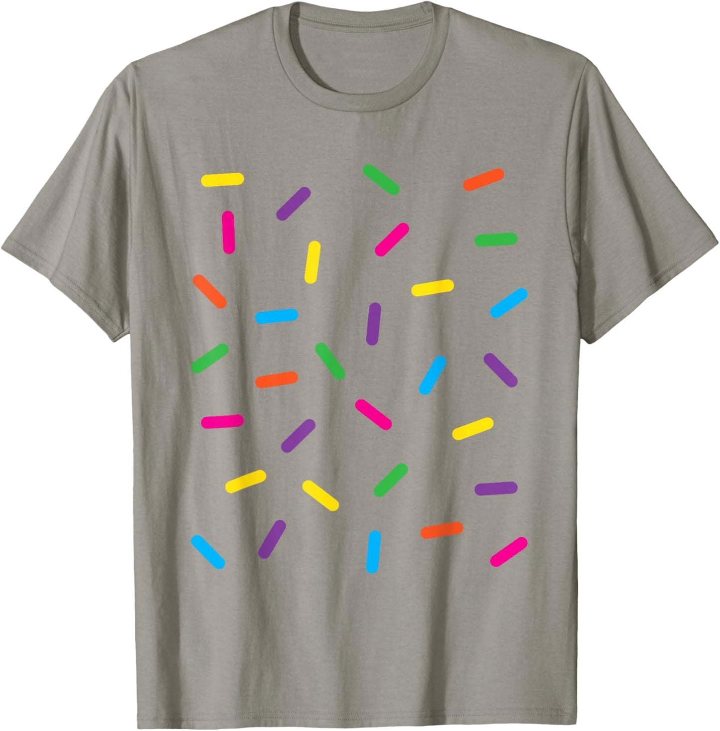 Funny Ice Cream Rainbow Sprinkles Jimmies Halloween Costume Men Women Kids T-Shirt - T-Shirt | Sand