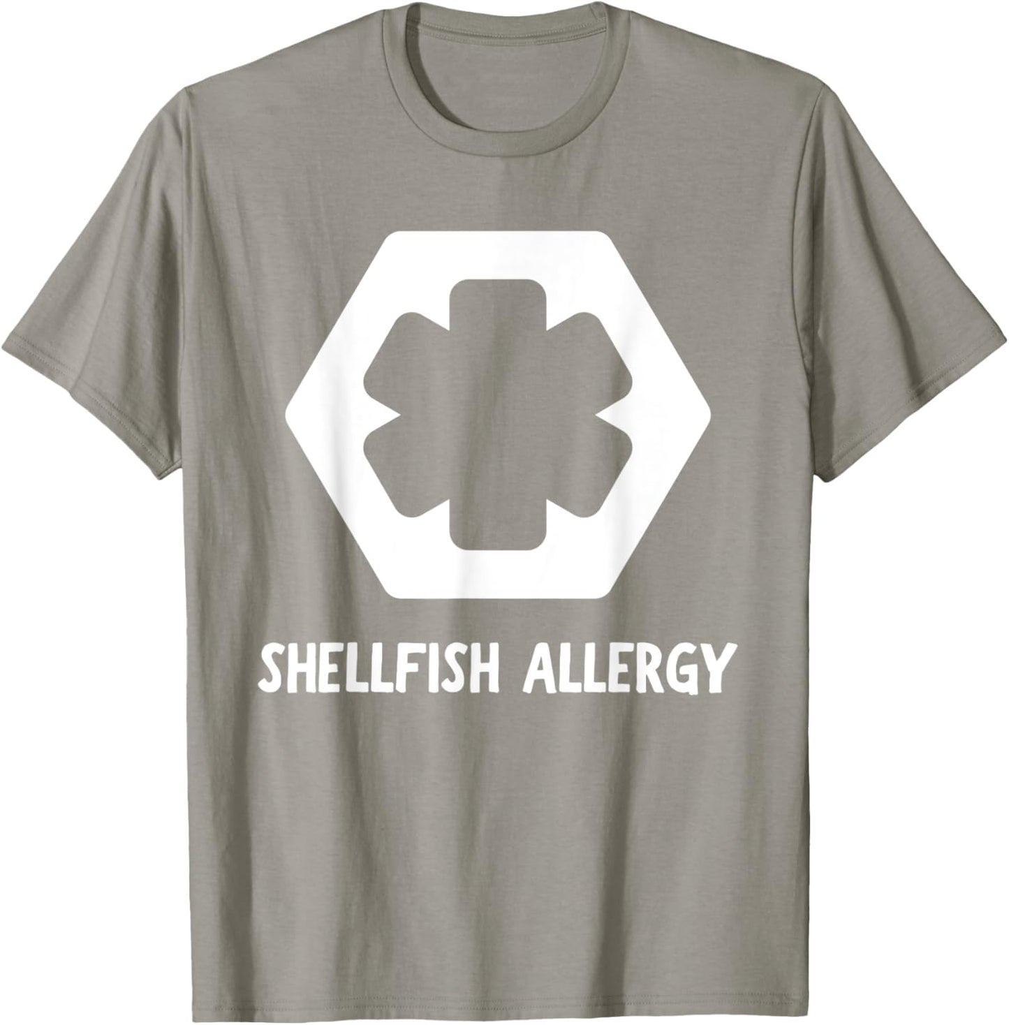 Shellfish Allergy Alert | Allergic T-Shirt - T-Shirt | Sand