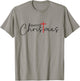 Merry Christmas Cross Christ Xmas Costume T-Shirt - T-Shirt | Sand