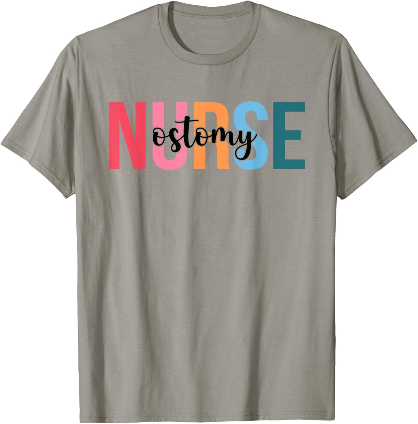 Women Ostomy Nurse Gifts For Nursing Apparel T-Shirt - T-Shirt | Sand