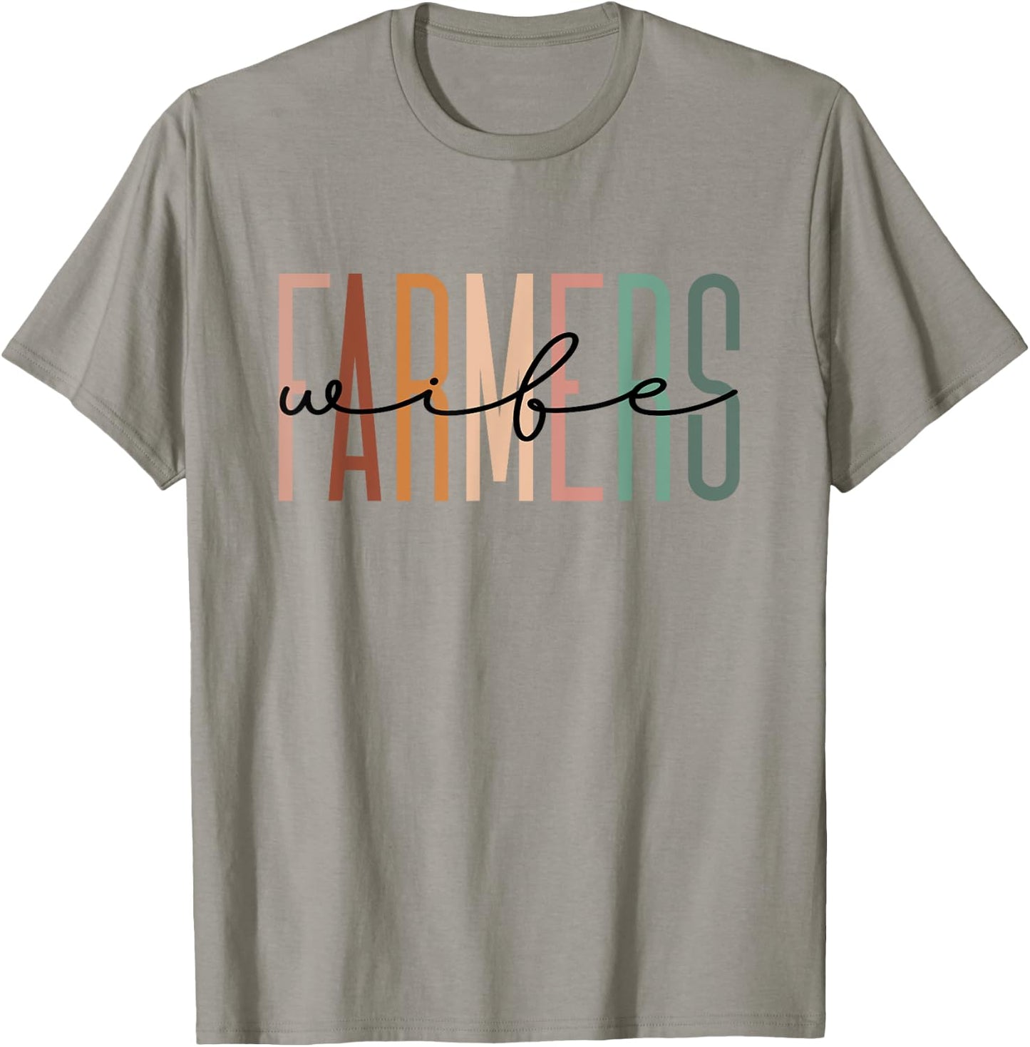 Farmers Wife Farmer Lover Wife Farming life T-Shirt - T-Shirt | Sand