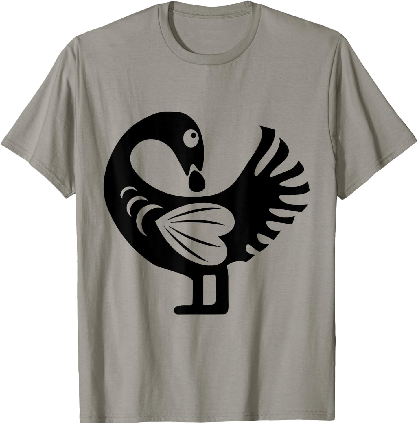 Sankofa Symbol Adinkra Ghana Black History Bird T-Shirt - T-Shirt | Sand