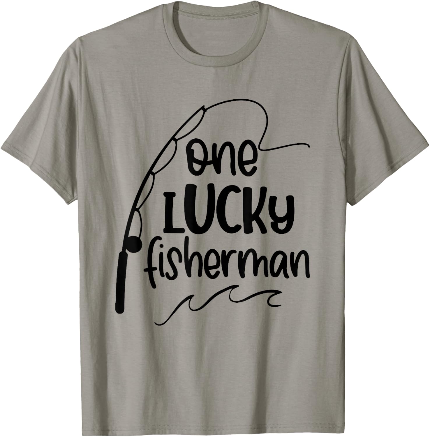 Best Catch of His Life One Lucky Fisherman Couple Matching T-Shirt - T-Shirt | Sand