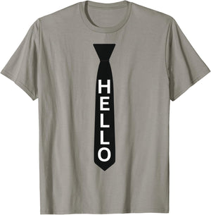 Book of Mormon Musical Hello Tie T-Shirt - T-Shirt | Sand