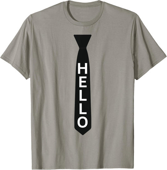 Book of Mormon Musical Hello Tie T-Shirt - T-Shirt | Sand