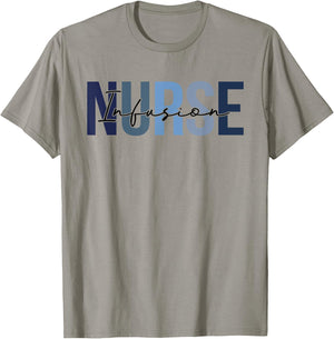 Retro Infusion Nurse Gifts Nursing Apparel T-Shirt - T-Shirt | Sand