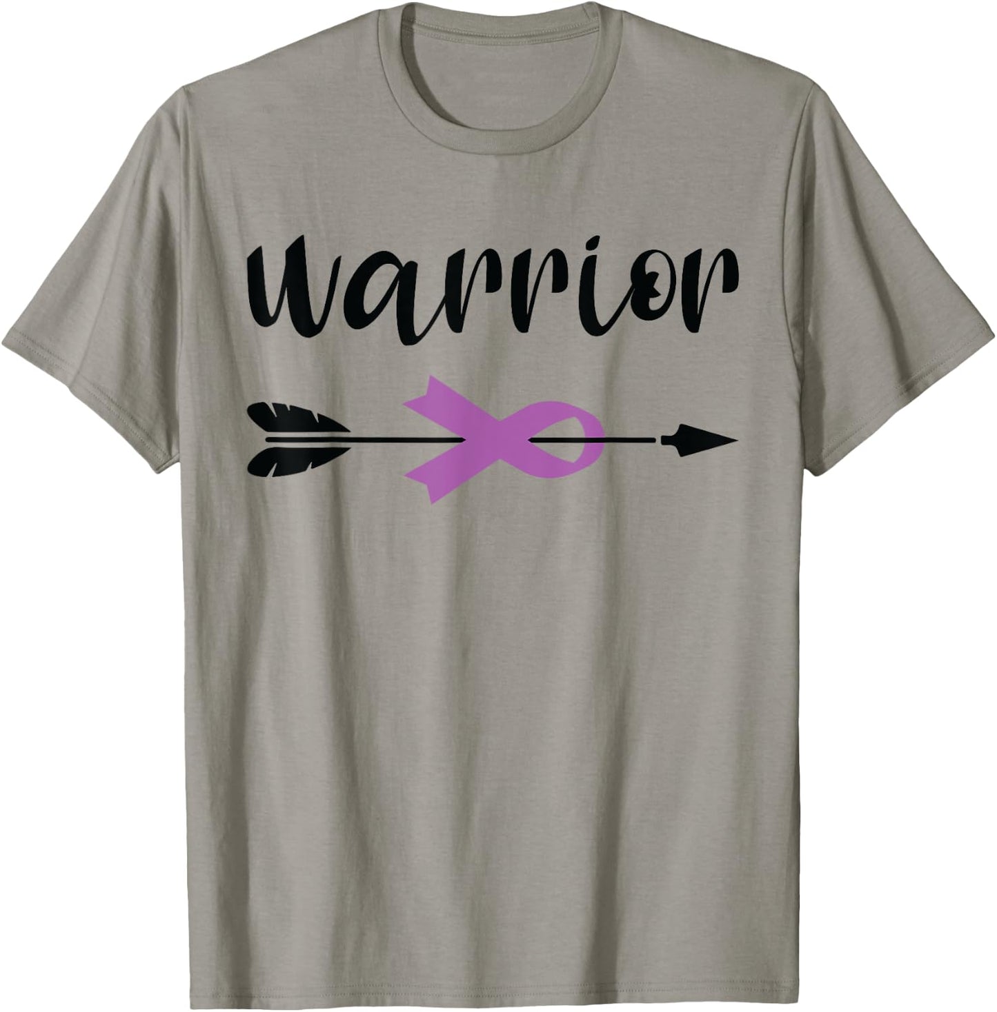 Warrior Cancer Support - Ribbon Leiomyosarcoma Awareness T-Shirt - T-Shirt | Sand