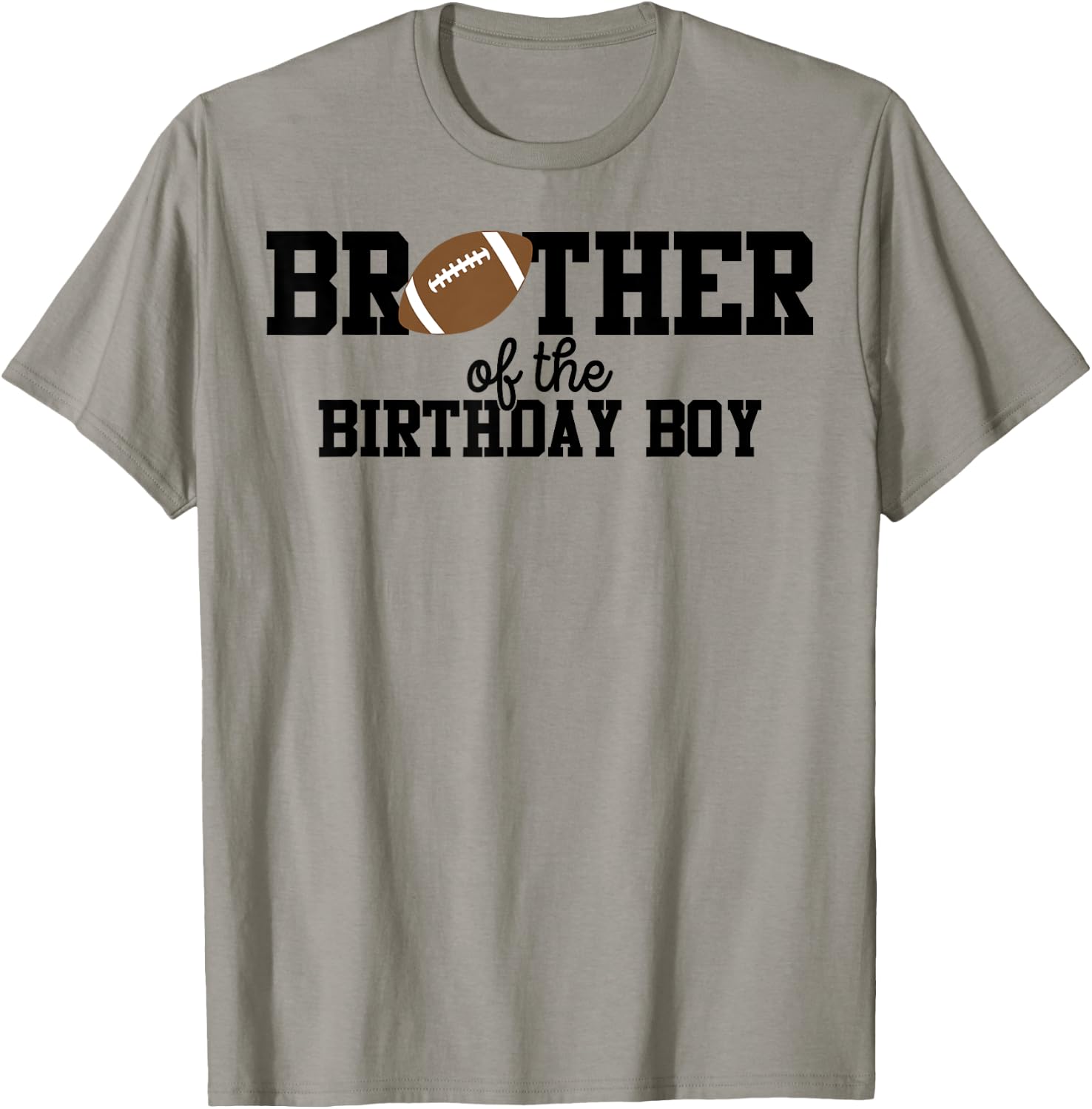 Brother of the Birthday Boy Football Lover First Birthday T-Shirt - T-Shirt | Sand