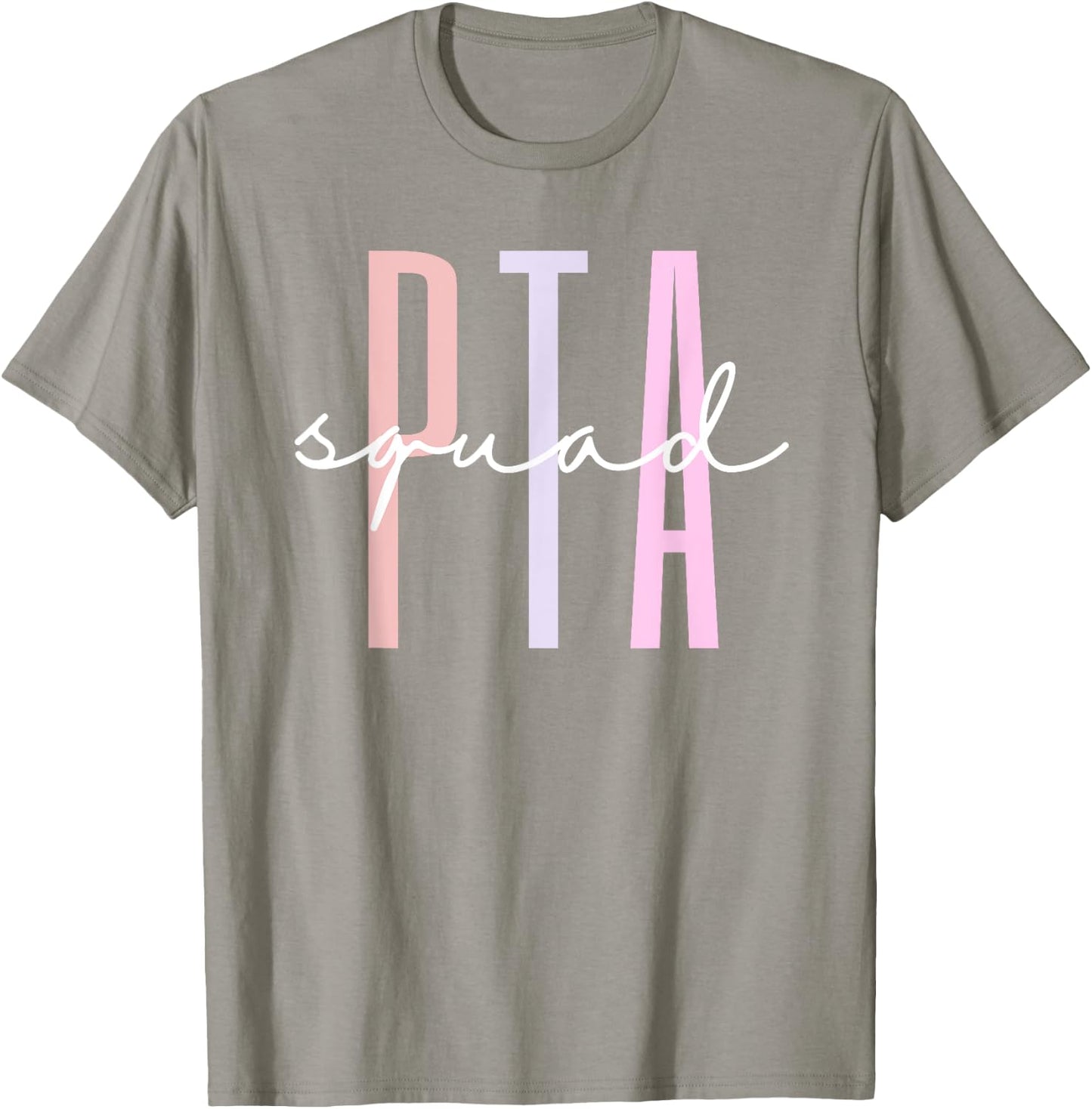 PTA Squad School Parent Teacher Matching Team Volunteers Men Women Girls Kids T-Shirt - T-Shirt | Sand