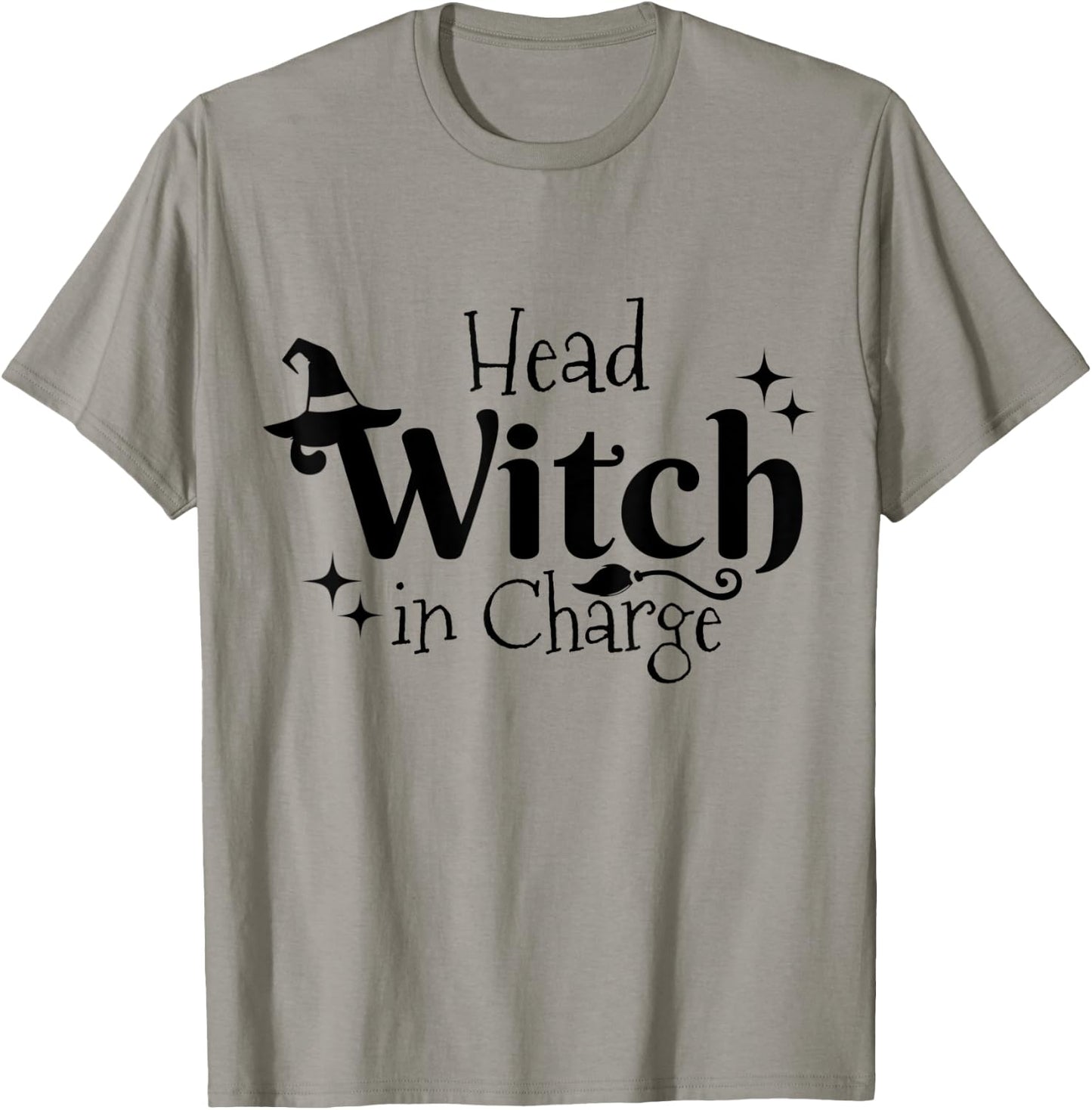 Funny Halloween Costume Head Witch In Charge T-Shirt - T-Shirt | Sand