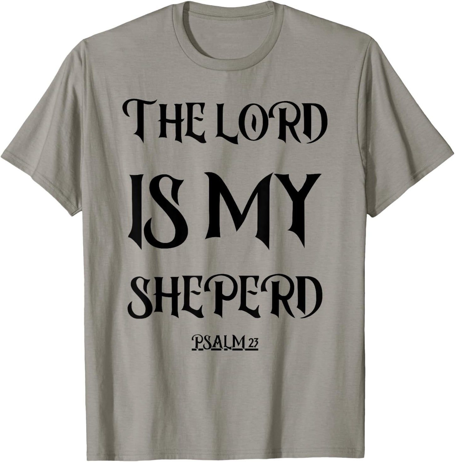Psalm 23 Vintage Bible Verse Gift Fear No Evil Jesus T-Shirt - T-Shirt | Sand