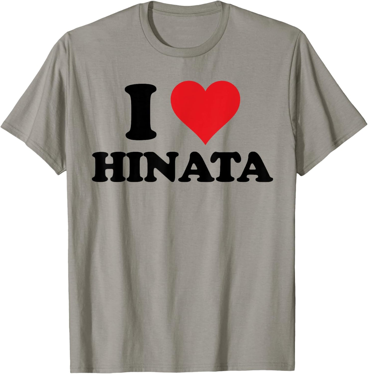 I Heart Hinata First Name I Love Personalized Stuff T-Shirt - T-Shirt | Sand