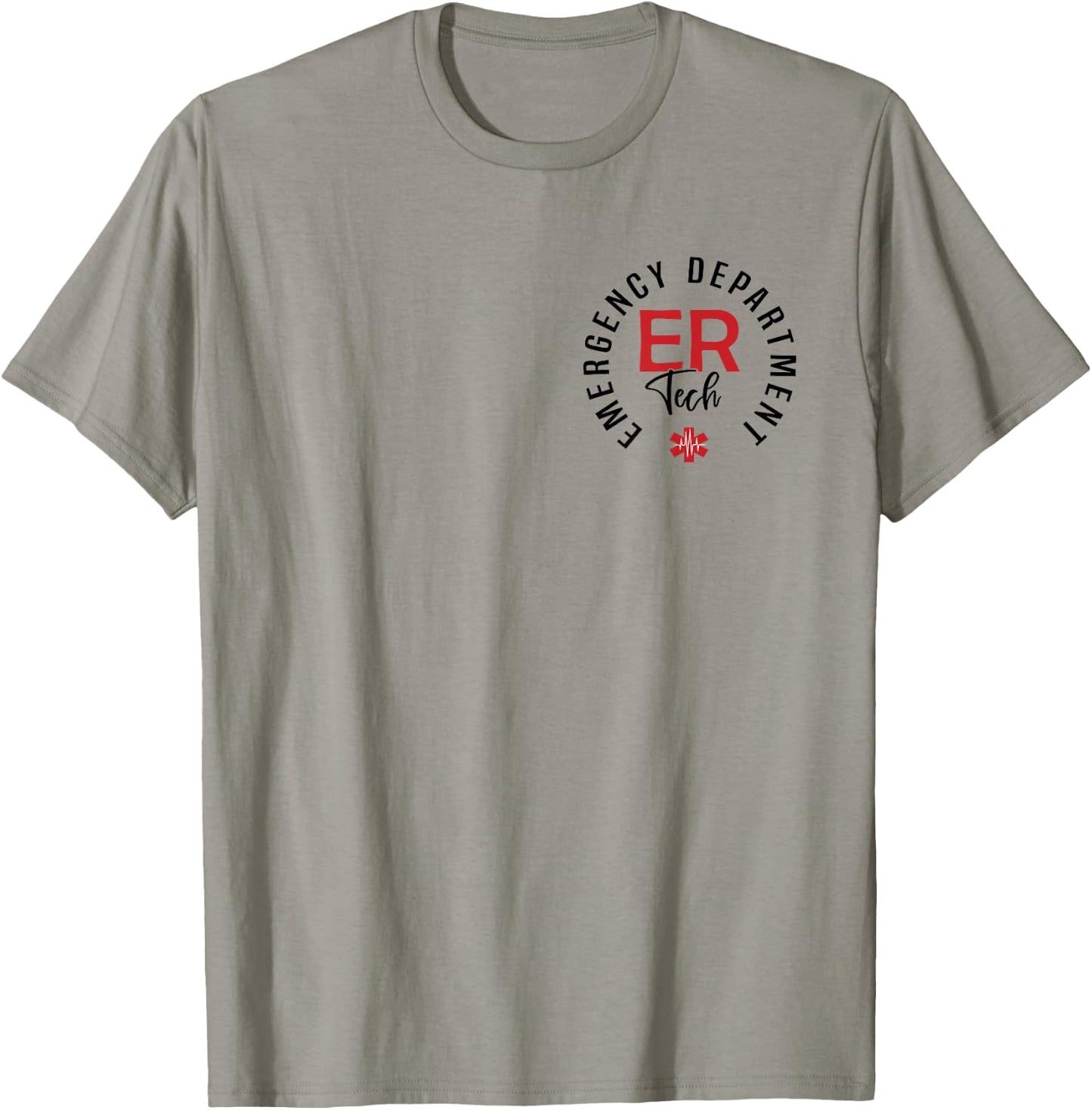 Emergency Department Tech Emergency Room Tech ER Tech T-Shirt - T-Shirt | Sand