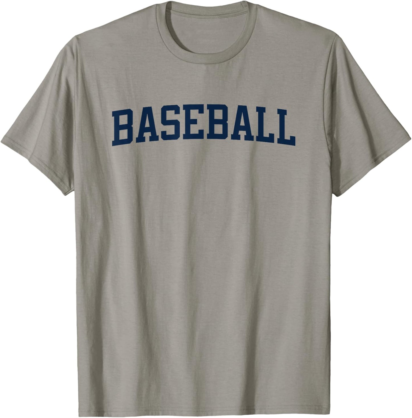 Design That Says Baseball On It Varsity Prep Block Letter T-Shirt - T-Shirt | Sand