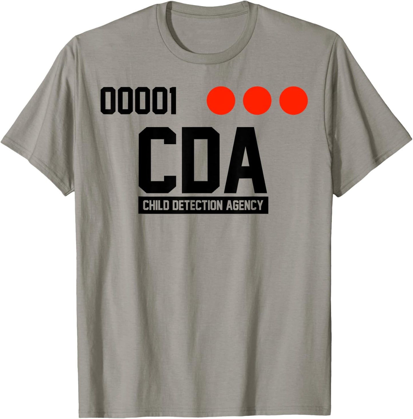 C D A Child Detection Agency T-Shirt - T-Shirt | Sand