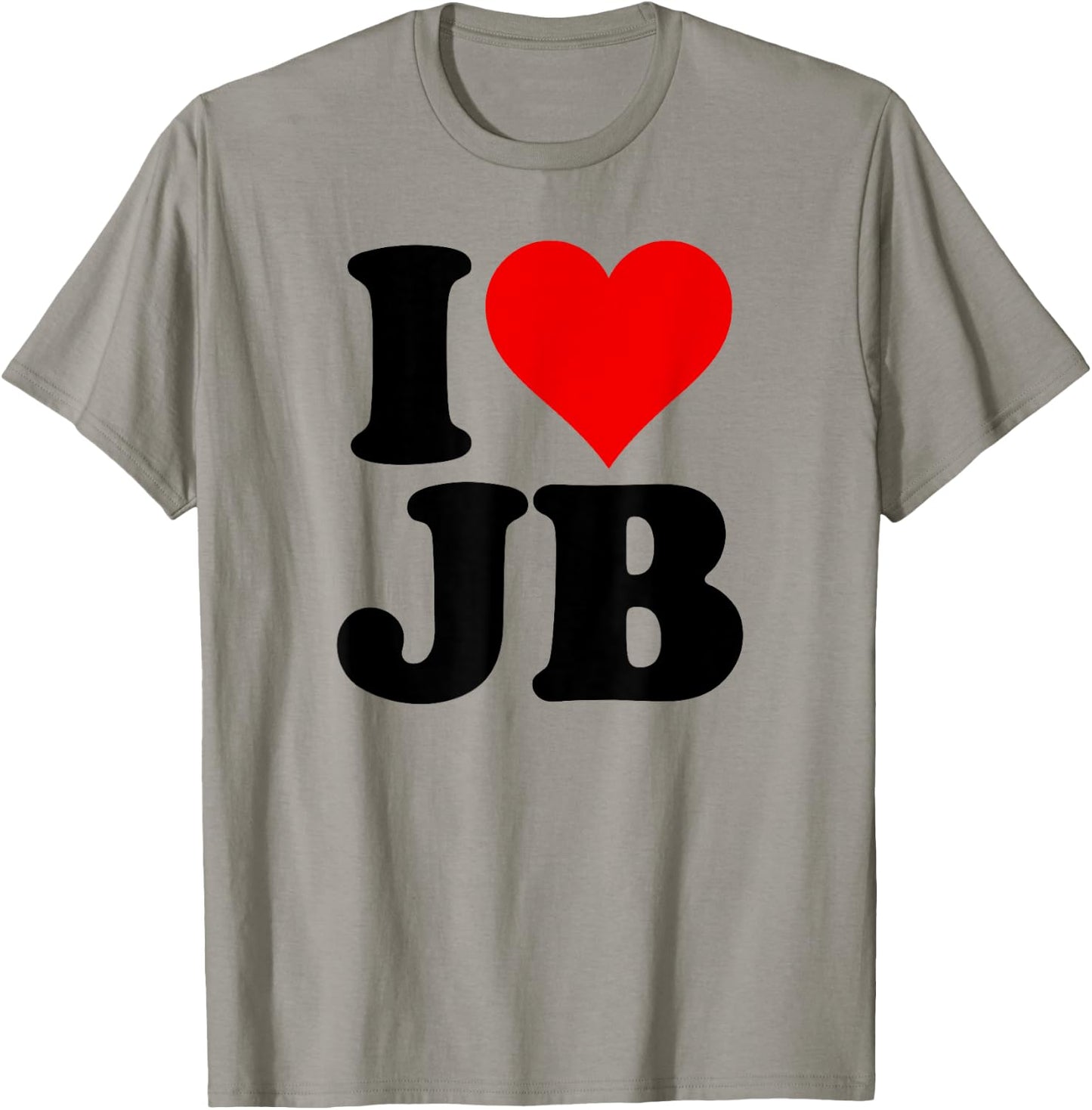 I Love Heart Jb J B J.b. T-Shirt - T-Shirt | Sand