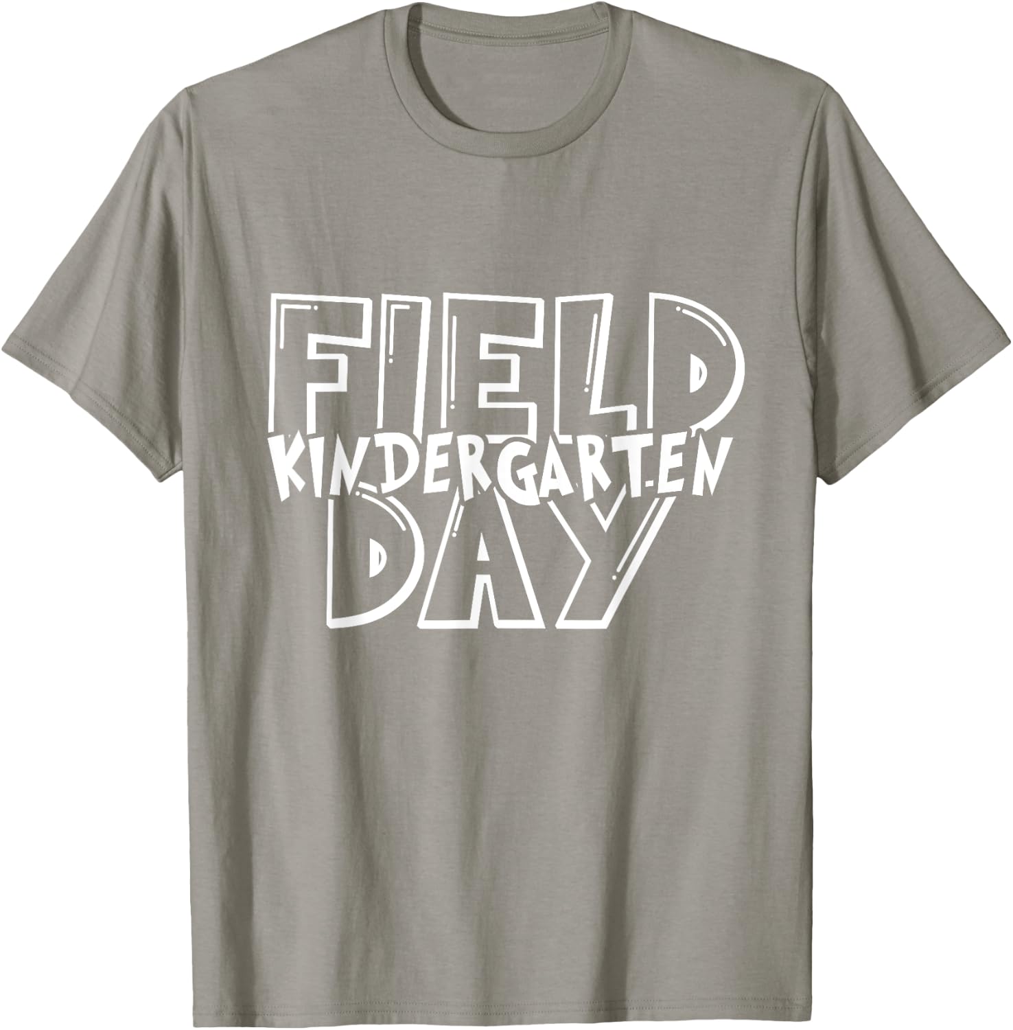 Field Day 2025 Kindergarten school teacher kids Green T-Shirt - T-Shirt | Sand