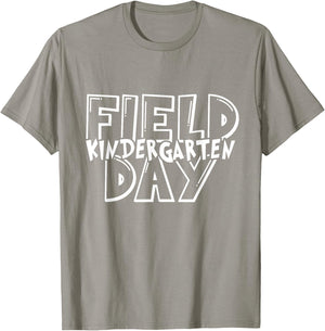 Field Day 2025 Kindergarten school teacher kids Green T-Shirt - T-Shirt | Sand