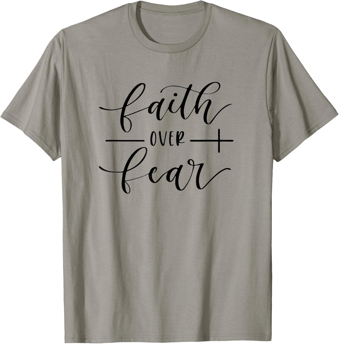 Faith Over Fear Y'all Need Jesus Christ Christian Men Women T-Shirt - T-Shirt | Sand