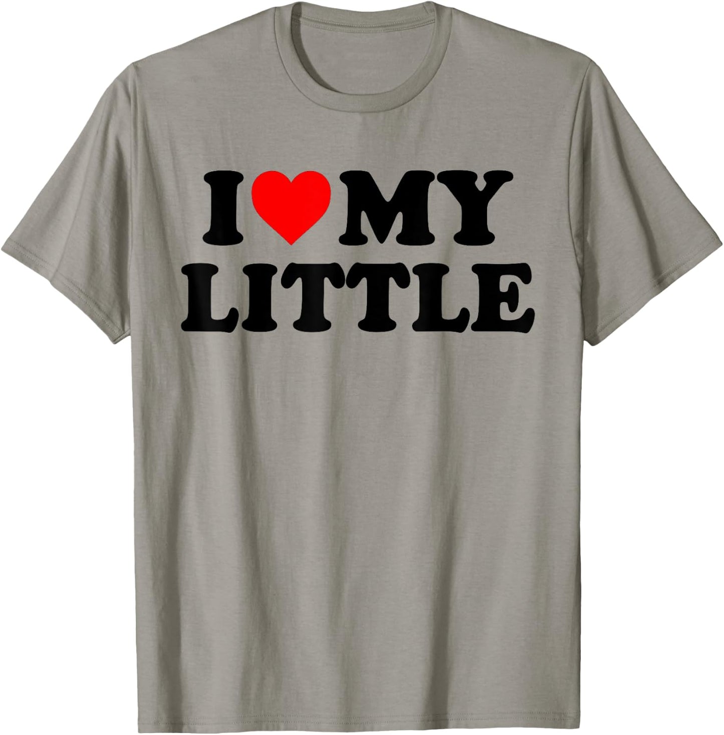 I Heart My Little Love Matching Little Big Sorority T-Shirt - T-Shirt | Sand