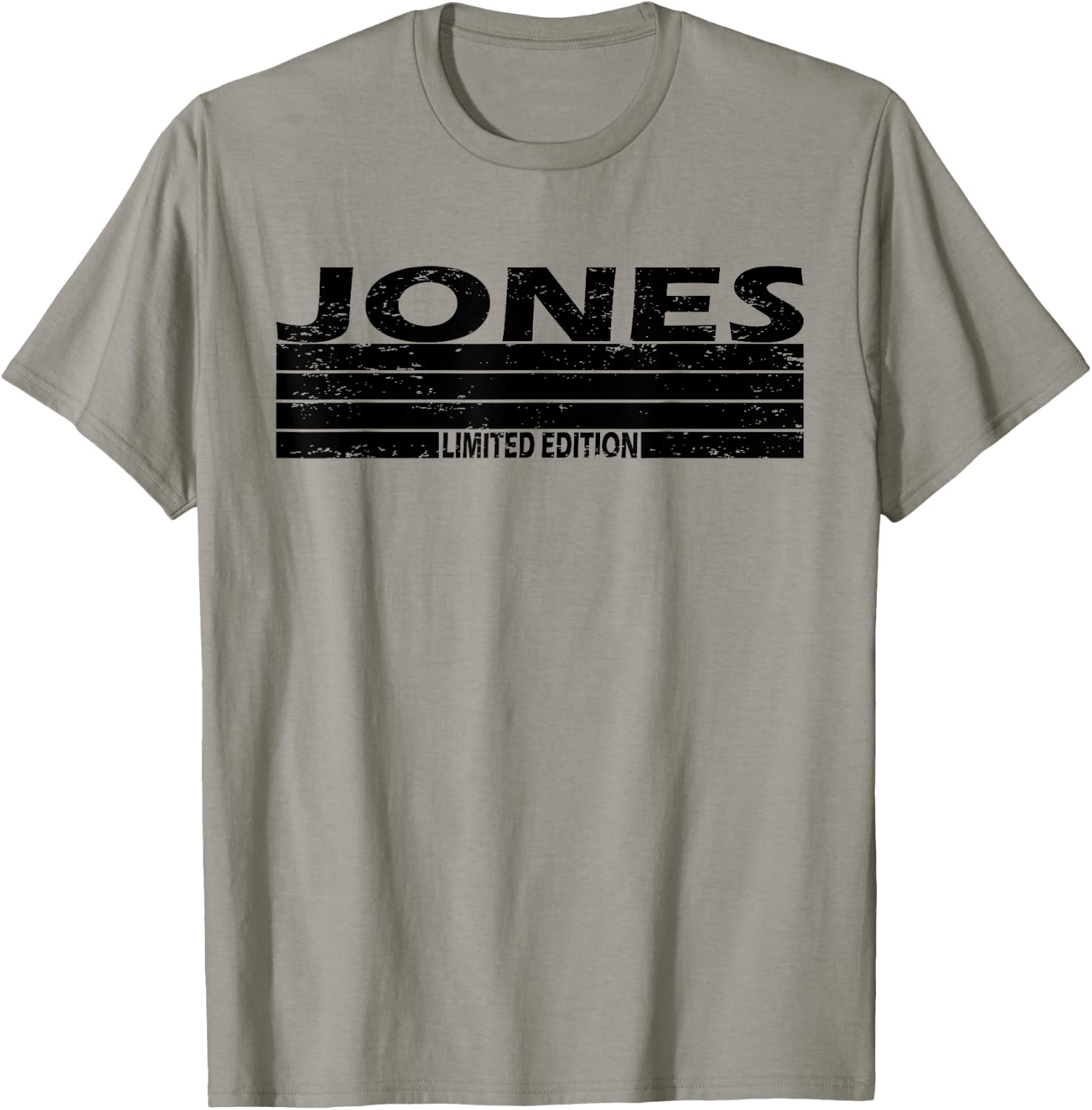 Jones Surname Limited Edition Retro Vintage Style Sunset T-Shirt - T-Shirt | Sand