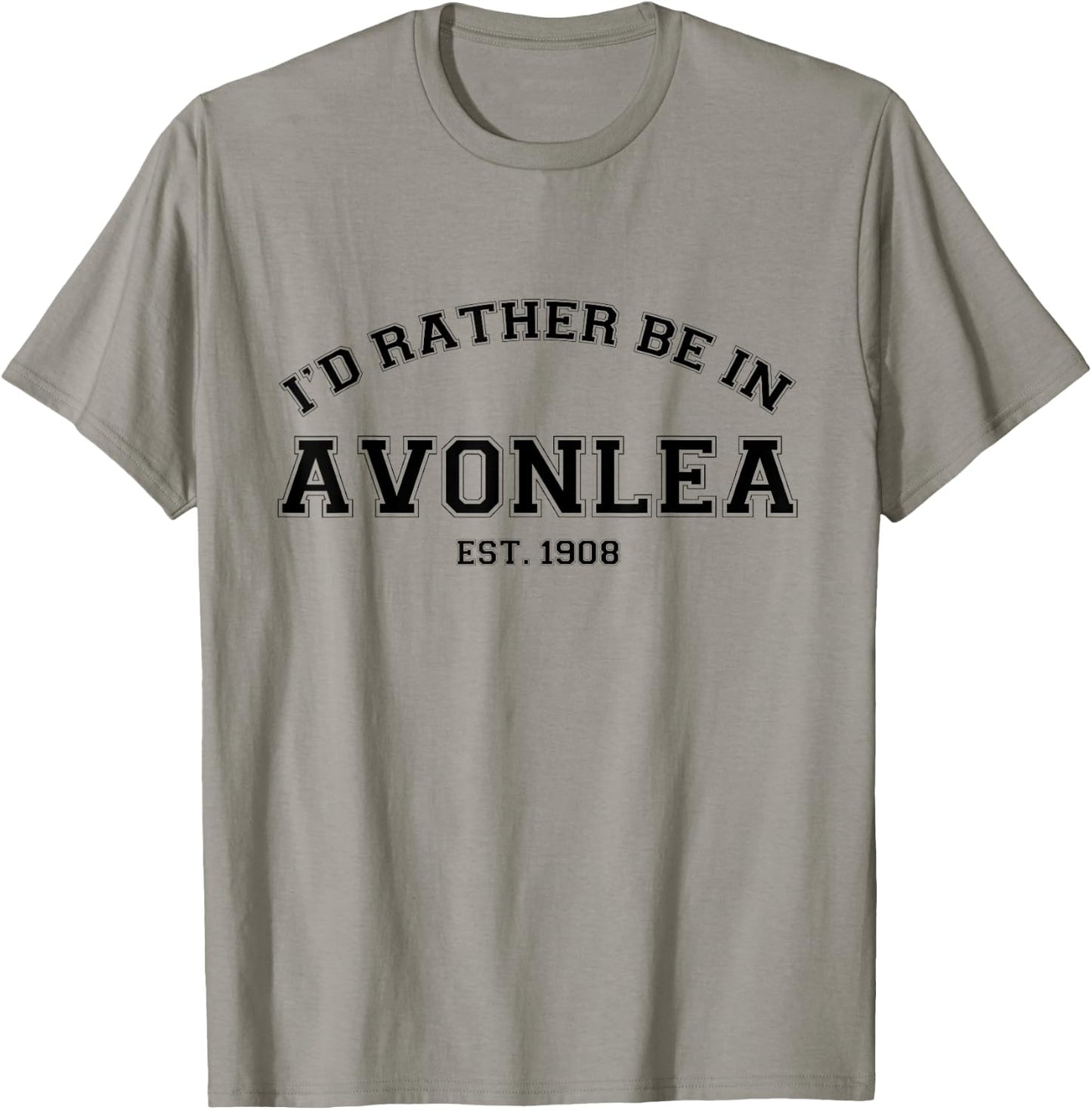 L.M. Montgomery Green Gables I'd Rather Be In Avonlea T-Shirt - T-Shirt | Sand