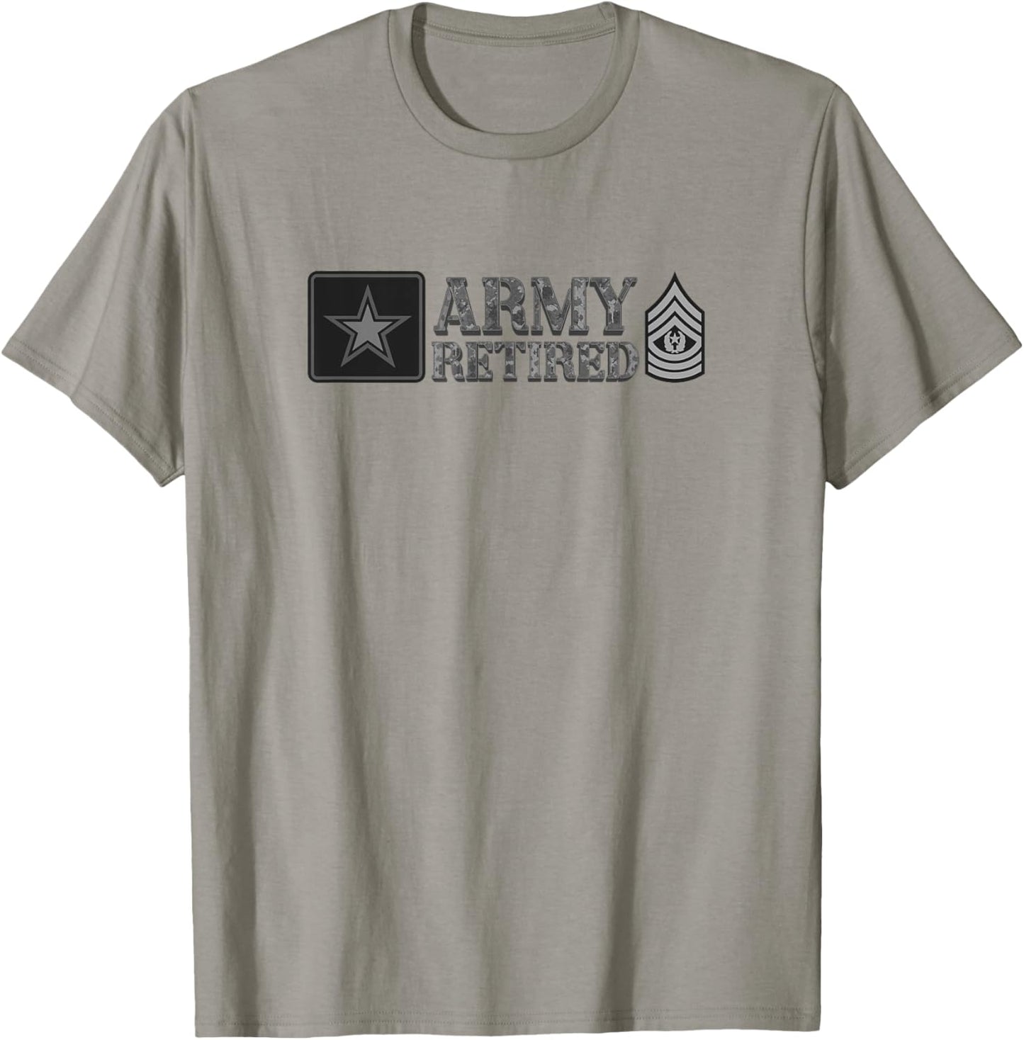 Army Command Sergeant Major (CSM) Retired T-Shirt - T-Shirt | Sand