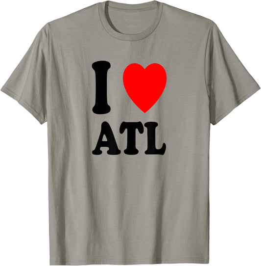 I Heart (Love) Atlanta ATL T-Shirt - T-Shirt | Sand