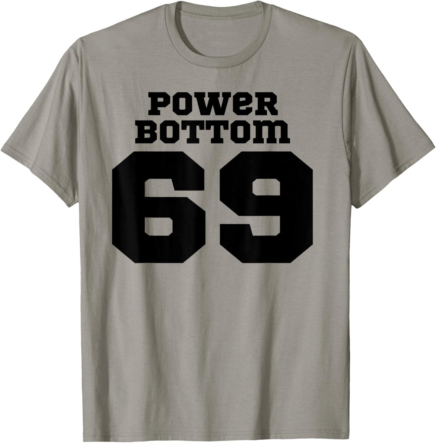Funny Gay Couple Power Bottom 69 Athletic T-Shirt - T-Shirt | Sand